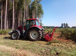 Valtra T234 and AHWI M500-2300 mulcher