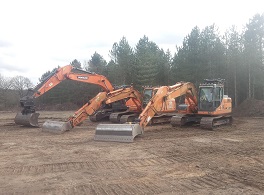 Daewoo SL130, Doosan DX140 and DX235