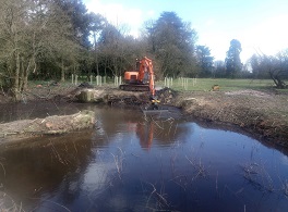 Restored pond